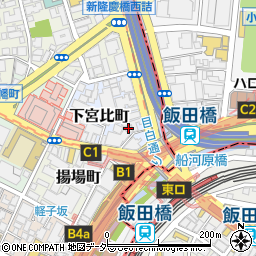 東京都新宿区下宮比町2-31周辺の地図