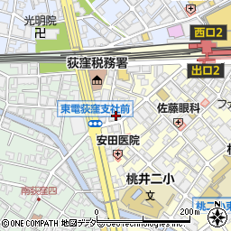 永谷建物管理株式会社管理室　荻窪武蔵野マンション周辺の地図