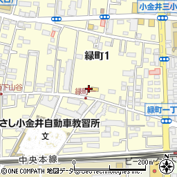 〒184-0003 東京都小金井市緑町の地図