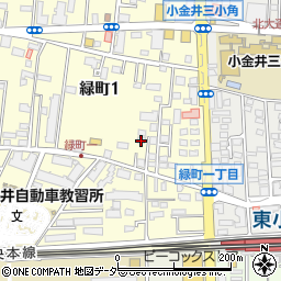 高橋ハイテク珠算塾　東小金井教室周辺の地図
