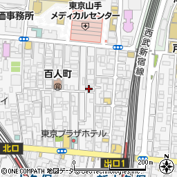 東京都新宿区百人町2丁目12-2周辺の地図
