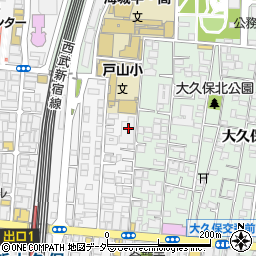 東京都新宿区百人町2丁目1-42周辺の地図