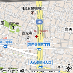 高円寺交通株式会社周辺の地図