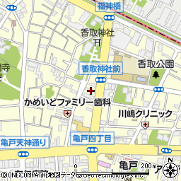 江東亀戸郵便局 ＡＴＭ周辺の地図