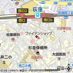 東京都杉並区荻窪5丁目22周辺の地図