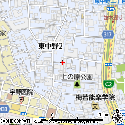 東京黎明教会周辺の地図