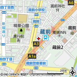 蔵前蔵マンション周辺の地図