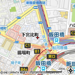 東京都新宿区下宮比町2-29周辺の地図