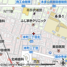 タマパーク国分寺本町駐車場周辺の地図