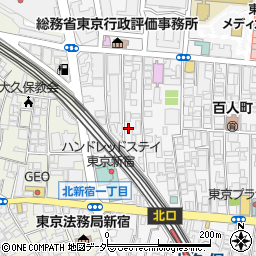 東京都新宿区百人町2丁目24-7周辺の地図