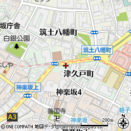 東京都新宿区白銀町16周辺の地図