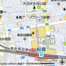 株式会社伊藤楽器　ヤマハ音楽教室船橋センター周辺の地図