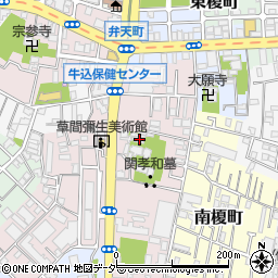 東京都新宿区弁天町103周辺の地図