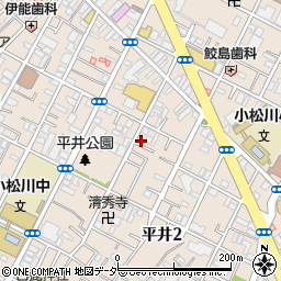 東京都江戸川区平井2丁目17-12周辺の地図
