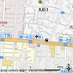 自転車やりんりん京葉店周辺の地図