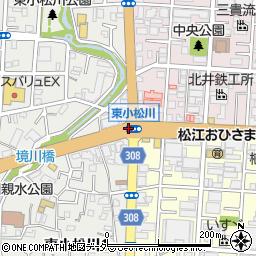 京葉交差点周辺の地図