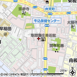 東京都新宿区弁天町109周辺の地図