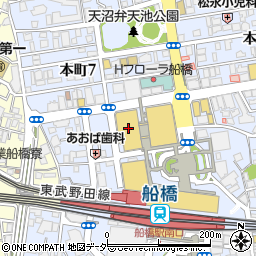 大戸屋イトーヨーカドー船橋店周辺の地図