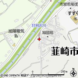 山梨県韮崎市旭町上條北割1883-3周辺の地図