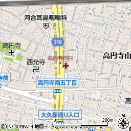 テクニカルショップ　ビッグファン高円寺店周辺の地図
