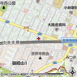 ココナッツディスク吉祥寺店周辺の地図