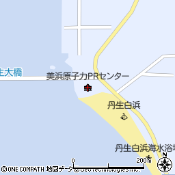 関西電力美浜発電所　美浜原子力ＰＲセンター周辺の地図