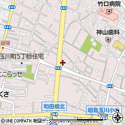 東京都昭島市玉川町5丁目6周辺の地図