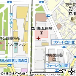 立川北口薬局周辺の地図