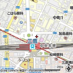 福松 三鷹店周辺の地図