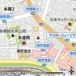 東京都文京区本郷2丁目10周辺の地図