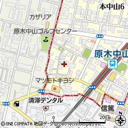 千葉県船橋市本中山7丁目16周辺の地図