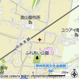 山梨県甲州市塩山上塩後386周辺の地図