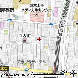 東京都新宿区百人町2丁目12-17周辺の地図