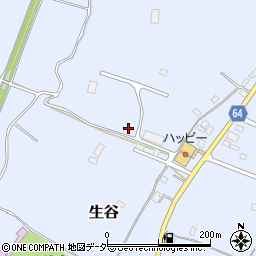 千葉県佐倉市生谷845周辺の地図