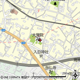大覚院（あかもん寺）周辺の地図