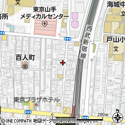 東京都新宿区百人町2丁目8-12周辺の地図