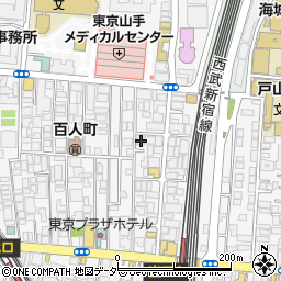 東京都新宿区百人町2丁目8-9周辺の地図