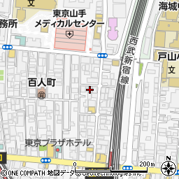 東京都新宿区百人町2丁目8-10周辺の地図