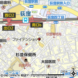 キュアセラピア荻窪仲通り店周辺の地図