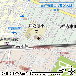 財務省　国税庁税務署武蔵野税務署周辺の地図