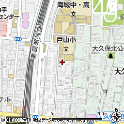 東京都新宿区百人町2丁目1-19周辺の地図