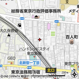 東京都新宿区百人町2丁目24-9周辺の地図