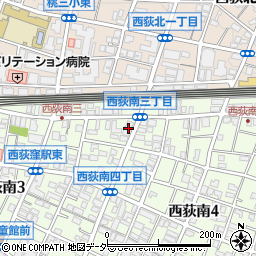 リバーシティ西荻窪周辺の地図