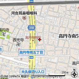 メゾン高円寺周辺の地図