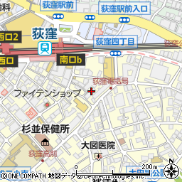 東京都杉並区荻窪5丁目29周辺の地図