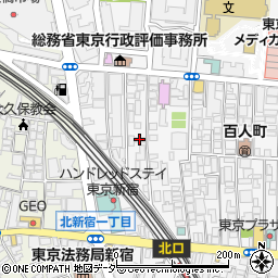 アズ新宿周辺の地図