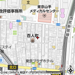 東京都新宿区百人町2丁目16-5周辺の地図