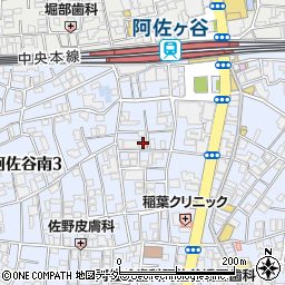 東京都杉並区歯科医師会館周辺の地図