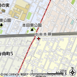 タイムズ西荻南第４駐車場周辺の地図