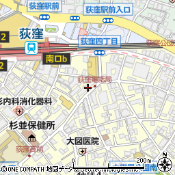 遠矢ガラス店周辺の地図